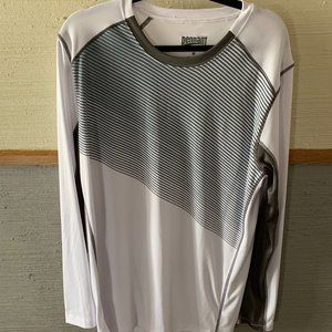 Pennant White/Gray Long Sleeve Shirt